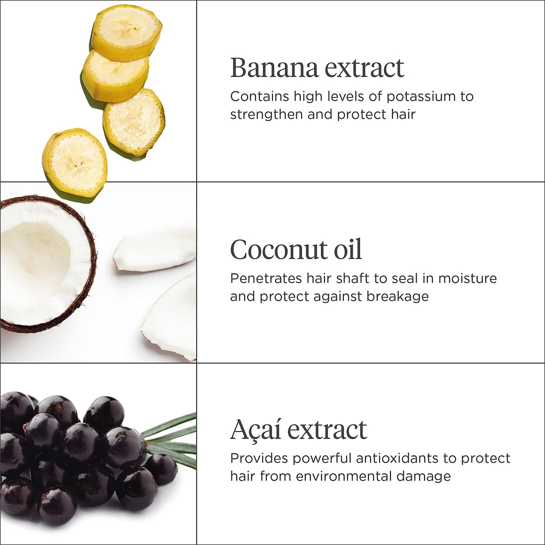 Briogeo Superfoods Banana + Coconut Hair Pack, Replenish Dull, Dry Hair and Supports Healthy Hair and Scalp, Moisturizing for All Hair Textures, Hydrating Cleanse, Vegan, Cruelty-Free, 2 x 12.5 fl oz