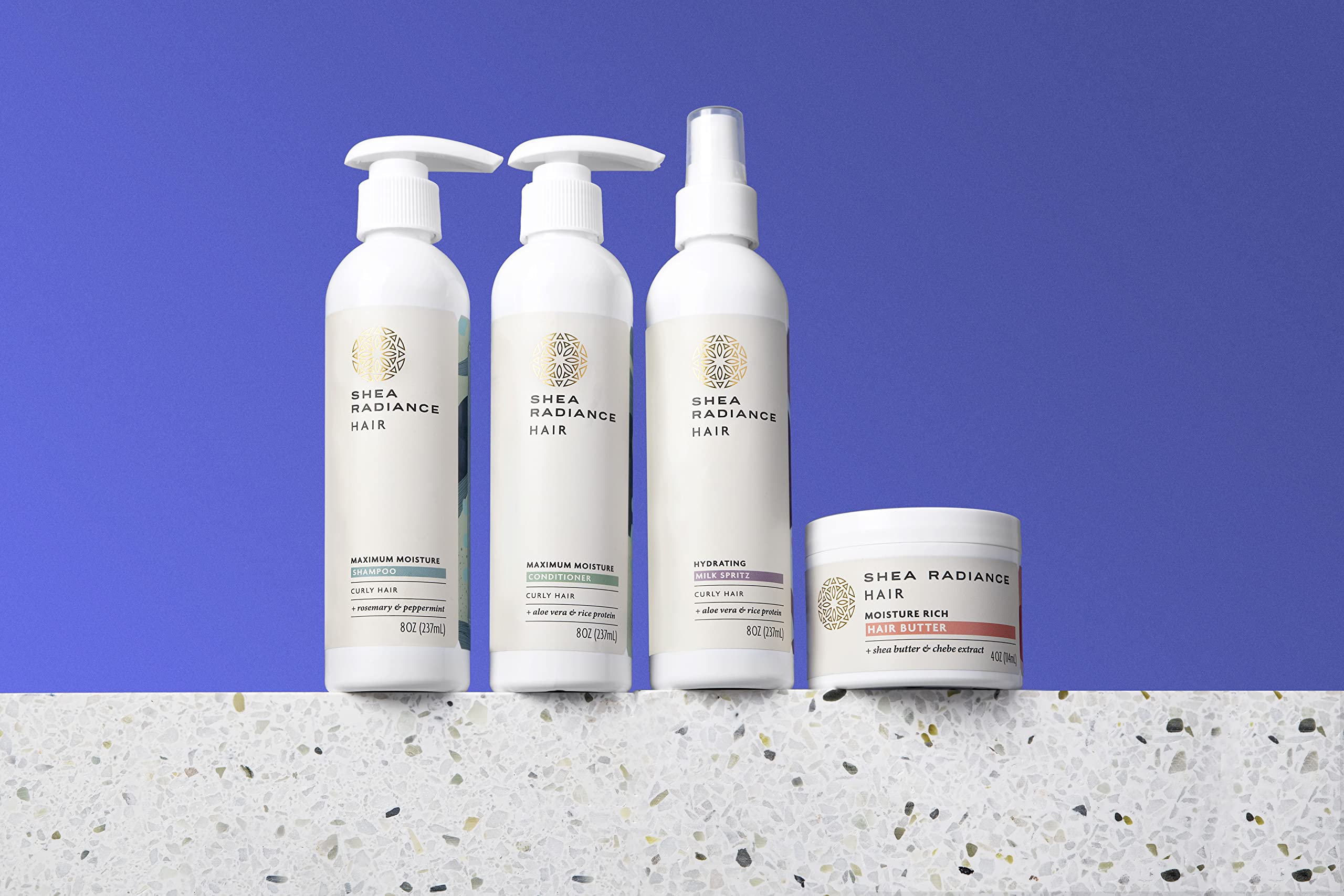 Shea Radiance Moisture Rich Hair Butter w/Unrefined Fair-Trade Shea Butter & Healing Essential Oils | 4oz