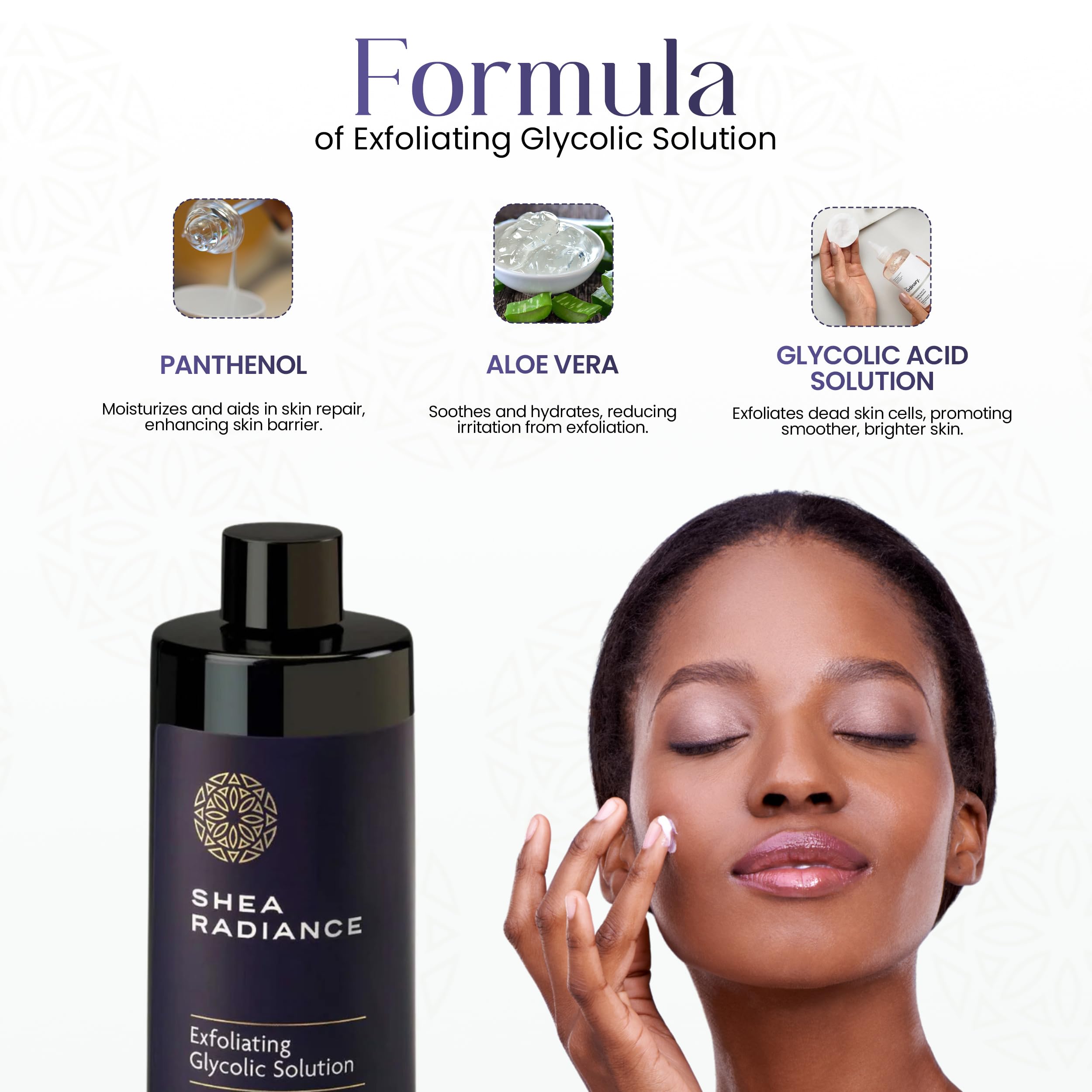 Glycolic Acid Toner Ordinary Glycolic Solution for Face Hydrating and Skin Toner for Women Face with AHA, Aloe Vera, Extract Facial Toner for Brightening, Acne, Exfoliation, and Skin Care 6.4 oz