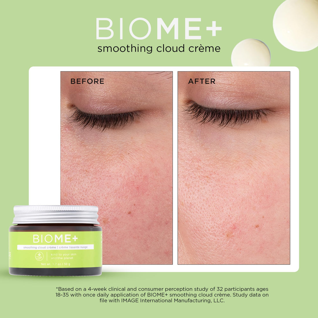 Image Skincare Biome+ Smoothing Cloud Creme 50 g / 1.7 oz