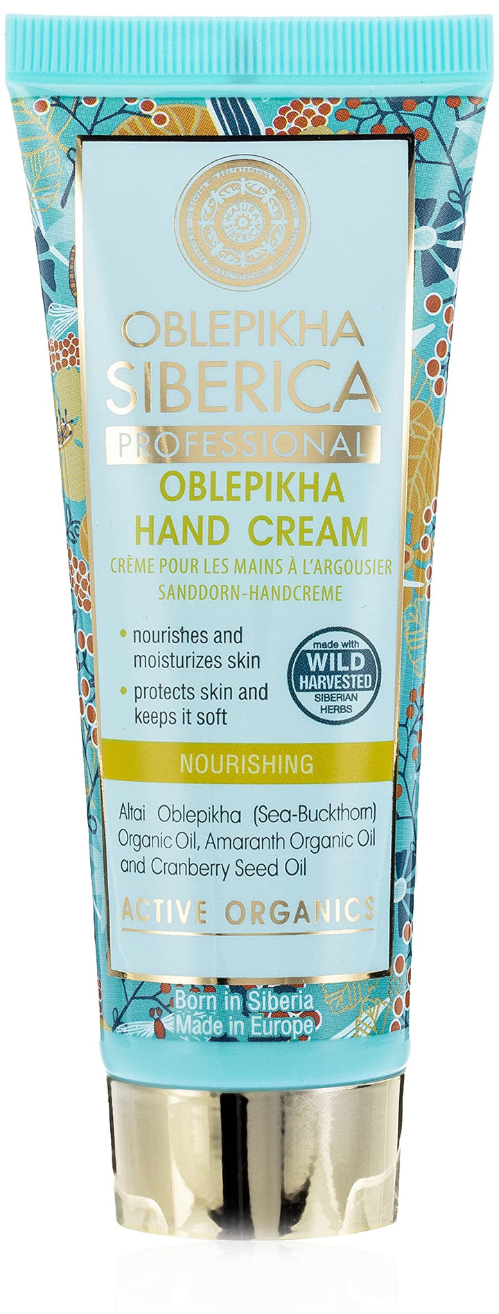 Natura Siberica Active Organic Sea Buckthorn Hand Cream, 75 Ml