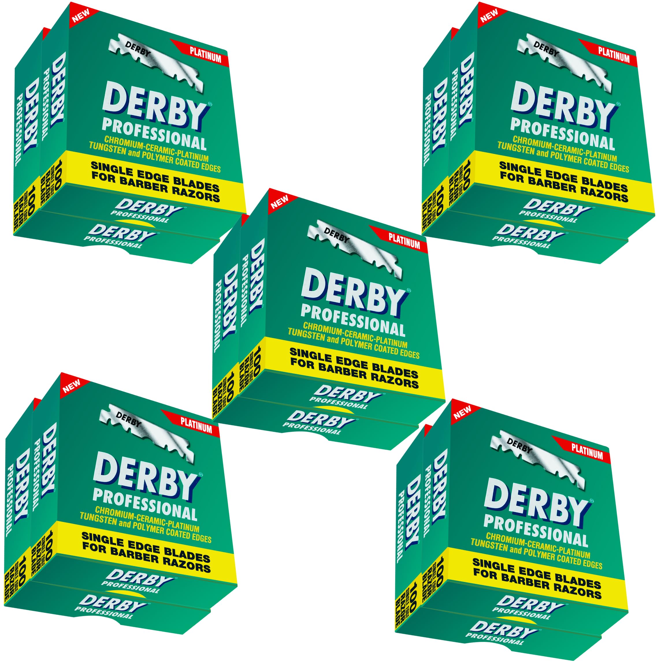 1000 Derby Professional Single Edge Razor Blades for straight razor