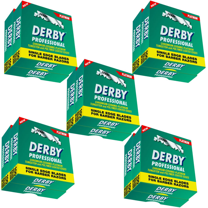 1000 Derby Professional Single Edge Razor Blades for straight razor