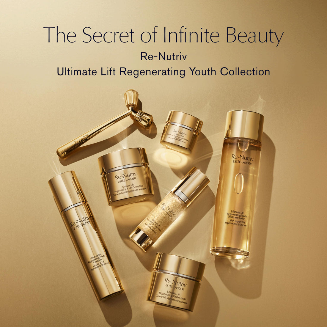 Estée Lauder Re-Nutriv Ultimate Lift Regenerating Youth Face Serum | Firming, 1 Fl Oz