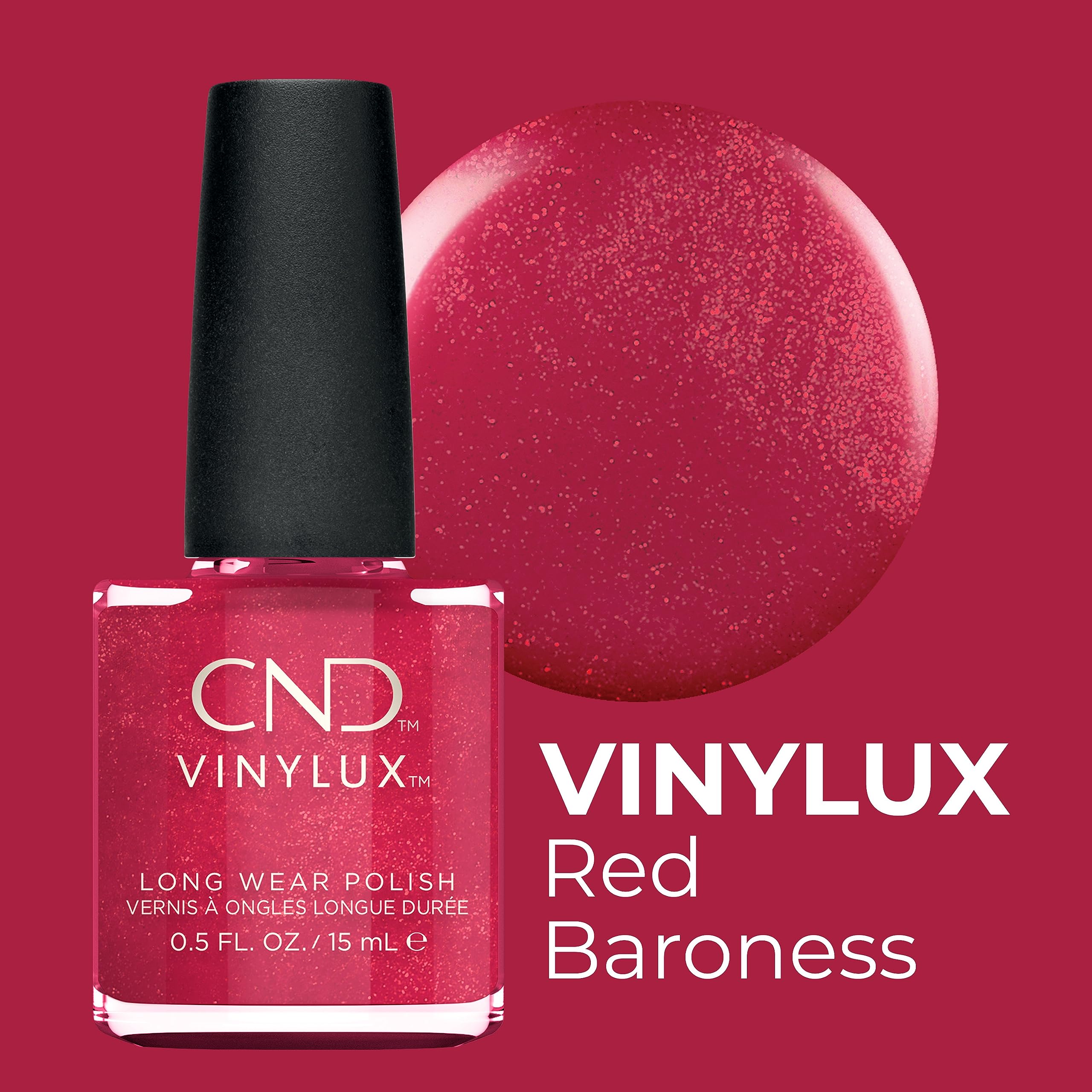 CND VINYLUX Red Baroness Nail Lacquer