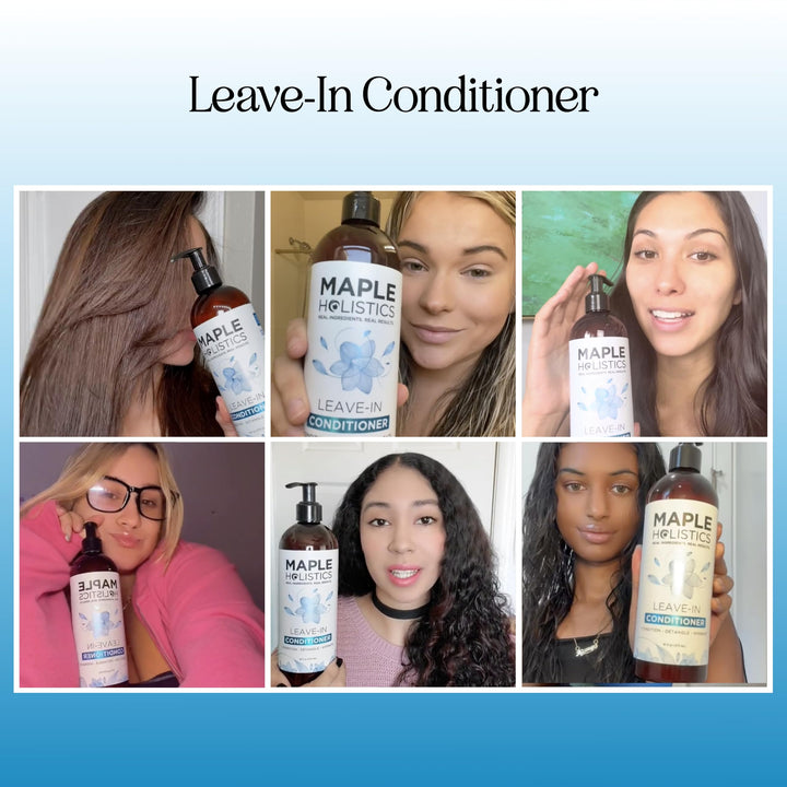 Leave In Conditioner for Dry Damaged Hair - Ultra Moisturizing Deep Conditioner for Dry Damaged Hair and Frizz Control with Silk Amino Acids - Smoothing Leave In for Curly Hair Moisturizer