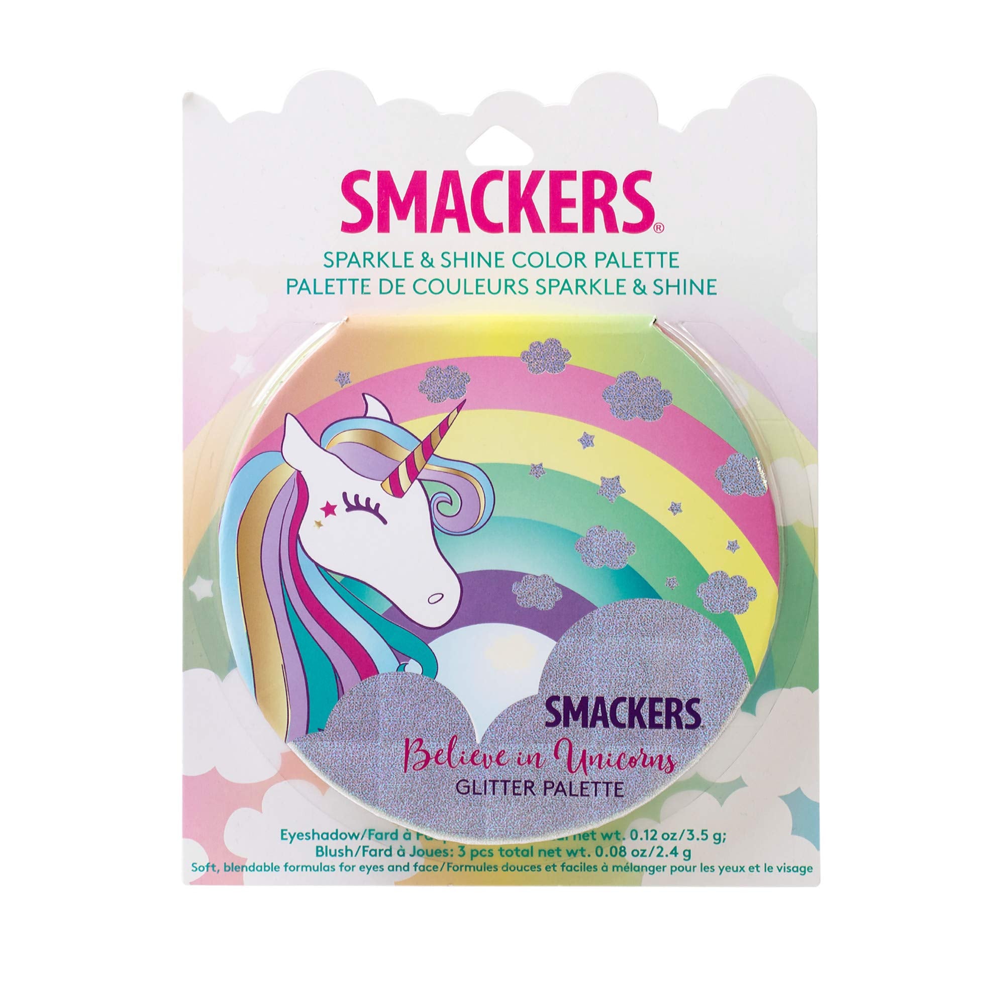 Smackers sparkle & shine makeup palette, Unicorn Palette, 0.42 Ounce