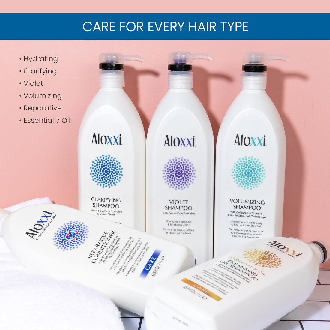 ALOXXI Clarifying Shampoo for Color Treated Hair - Removes Residue and Build-Up from Hard Water - Sulfate & Paraben Free Shampoo - Detox Shampoo for Deep Cleansing, 33.8 Fl Oz