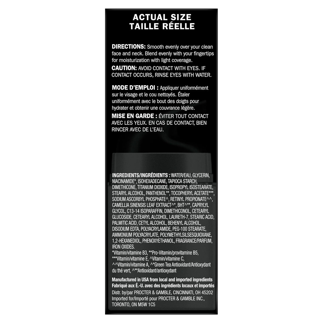 Olay CC Cream, Total Effects Moisturizer with Foundation, 7-in-1 Hydrates, Replenishes, Brightens, Evens Tone, Minimizes Look of Pores, Firms, Smooth- Sheer Coverage, Anti-Aging, 1.7 oz