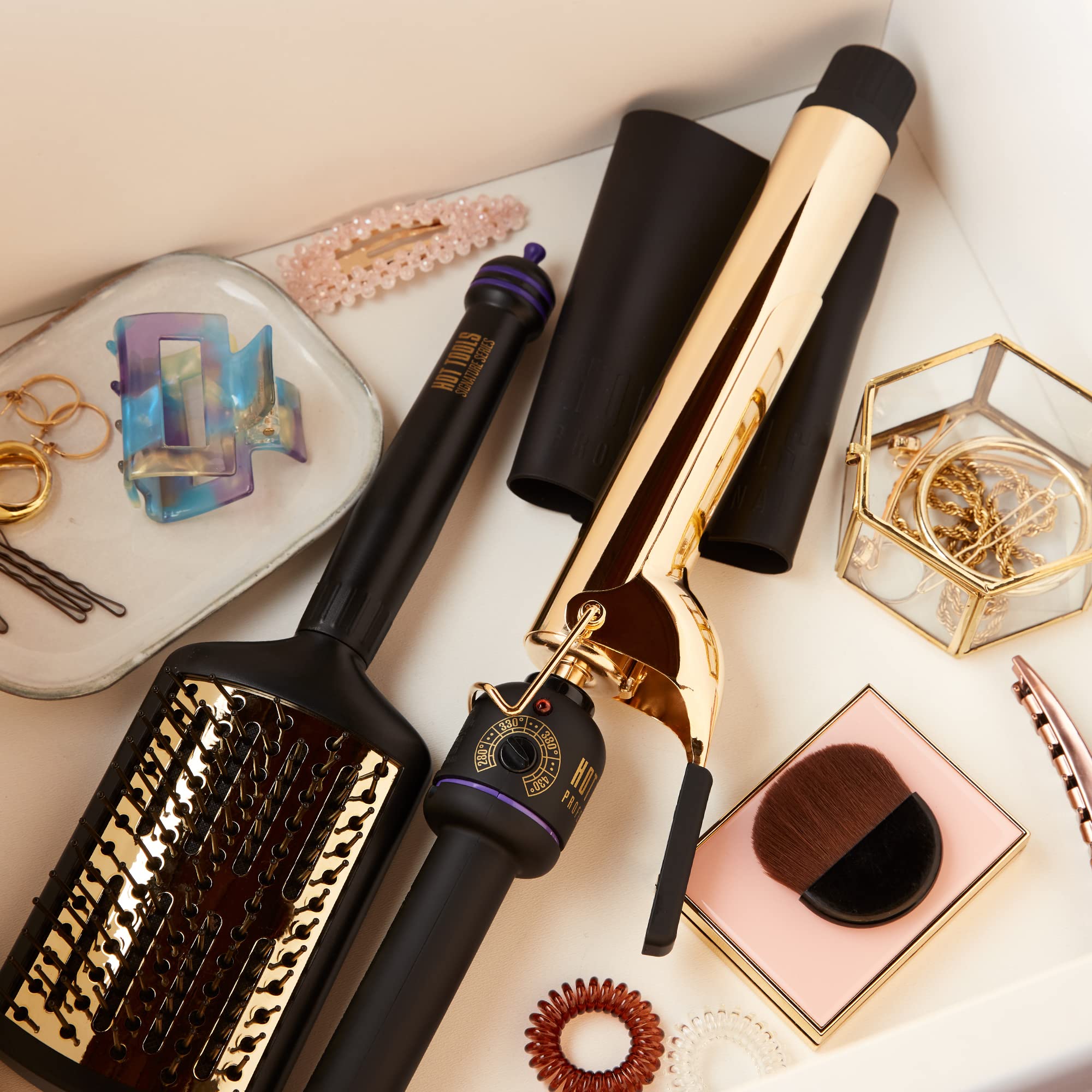 Hot Tools Gold Curling Iron XL Barrel, 1-1/4 Inch by Hot Tools