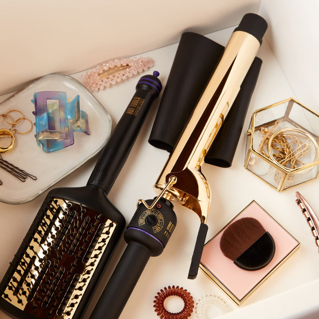 Hot Tools Gold Curling Iron XL Barrel, 1-1/4 Inch by Hot Tools