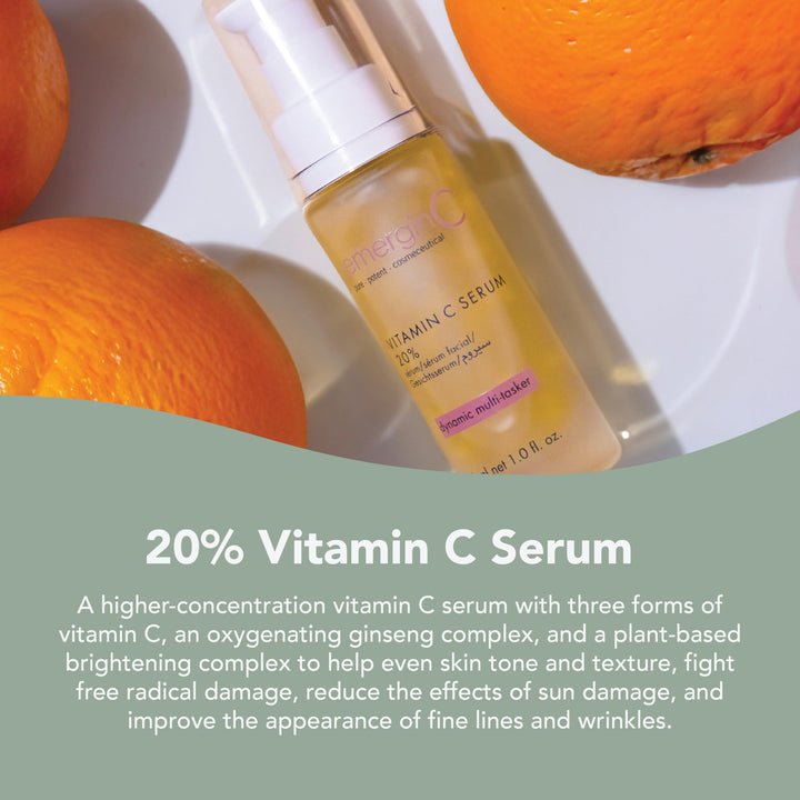 emerginC Vitamin C Serum 20% Facial Treatment Products