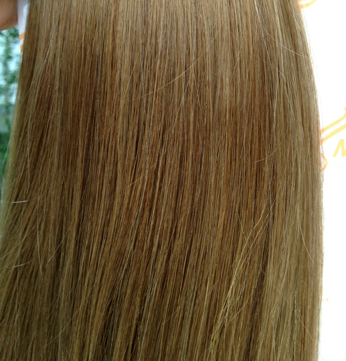 Tressmatch 16 18 Remy (Remi) Human Hair Clip In Extensions Light Brown (Color #8) 9 Pieces (Pcs) Full Head Set [Set Weight: 4.2oz/120grams]