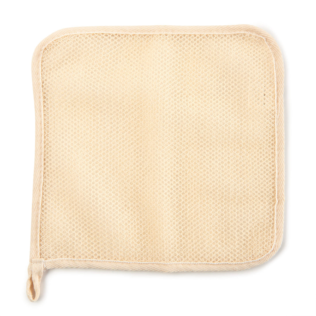 Earth Therapeutics Super Loofah Exfoliating Wash Cloth, Beige & Khaki
