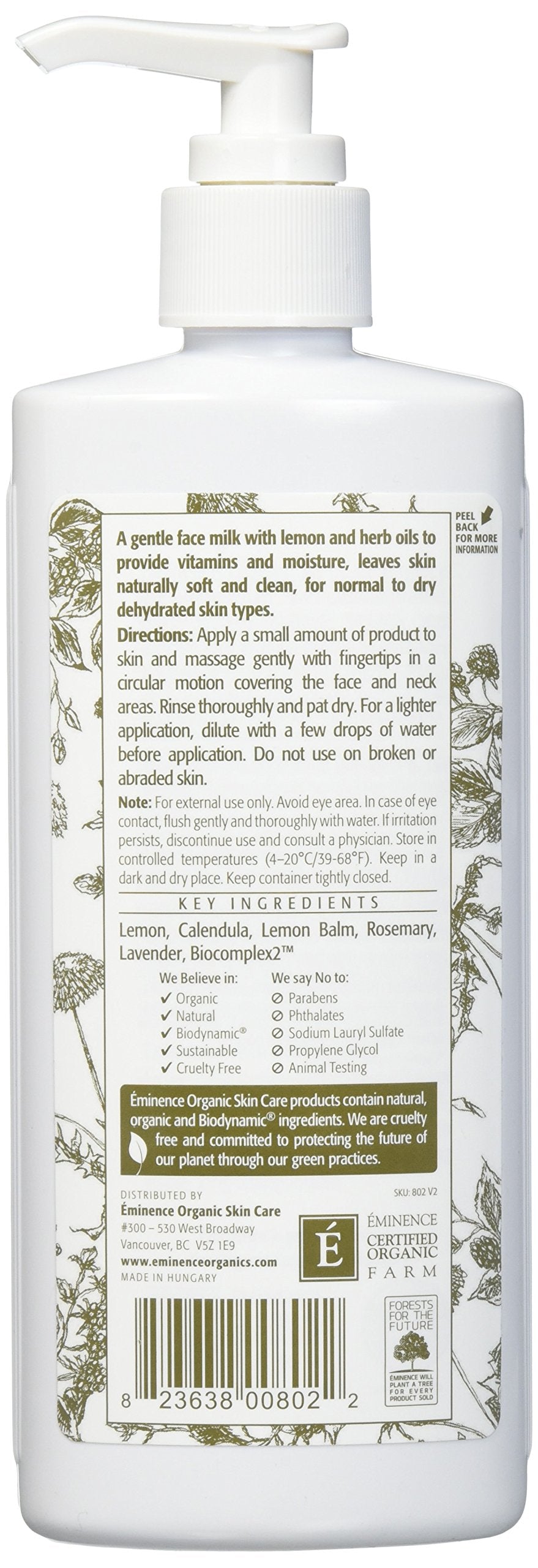 Eminence Lemon Cleanser, 8.4 Ounce