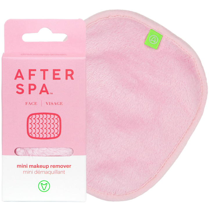 AfterSpa, Magic Make Up Remover Reusable Cloth - Mini, Pink, 1 Cloth