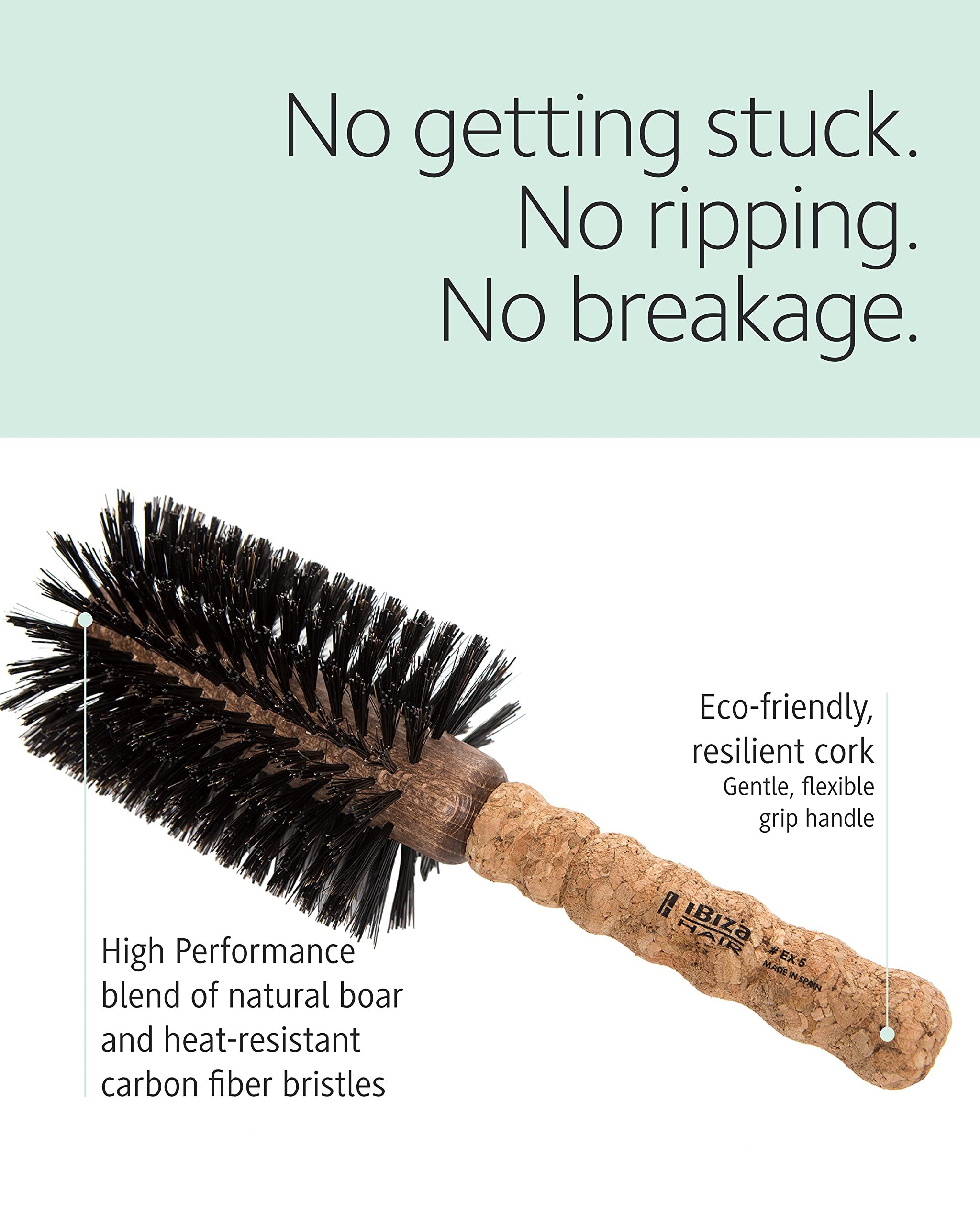 Ibiza Hair EX Series Brush, EX5