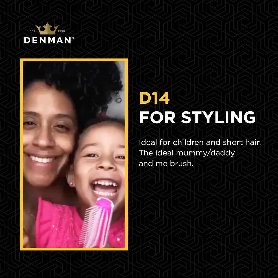 Denman Handbag Styling Brush, 5 Row