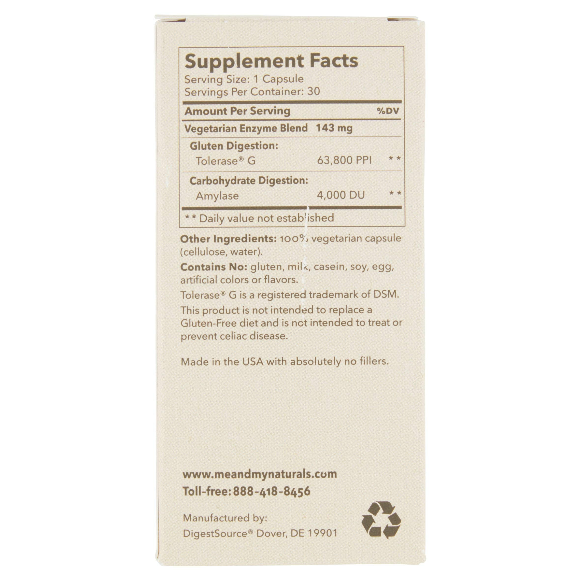 Me + My Gluten Assist Dietary Enzyme Supplement