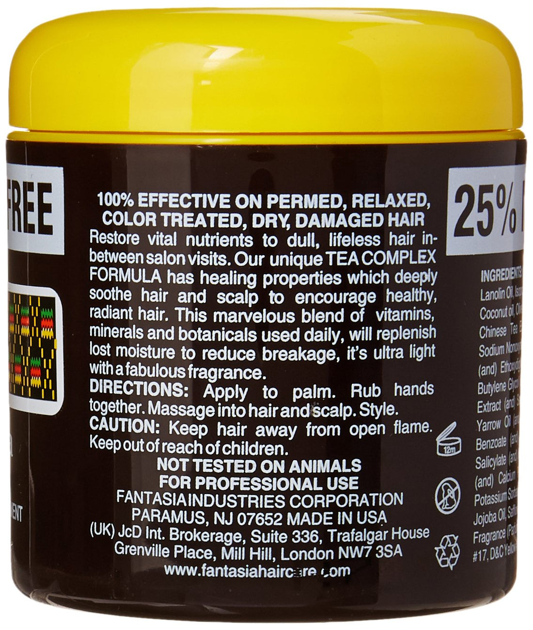 Fantasia Pure Tea Gro Hair Treatment, 5 Ounce