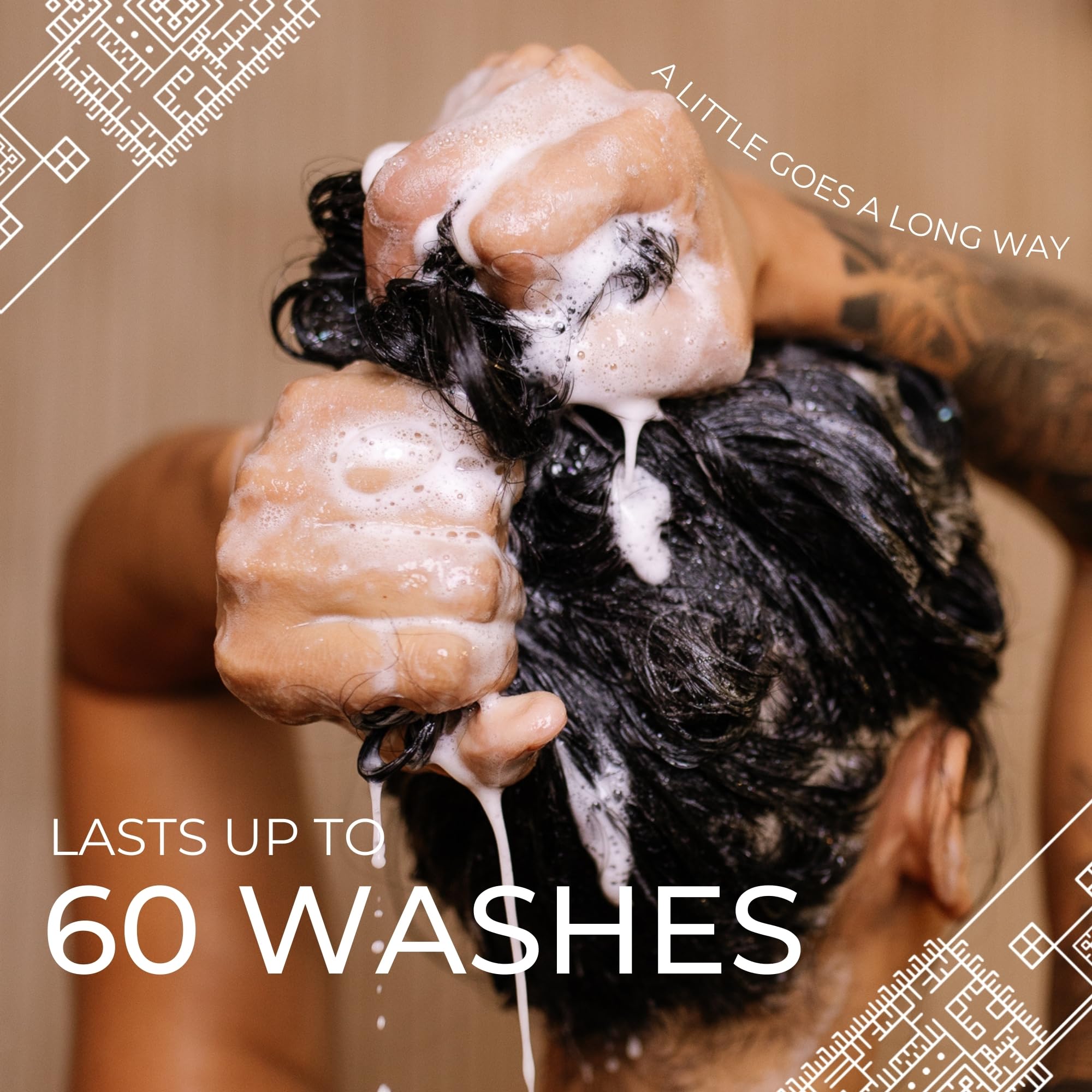 Viori Tea Tree Mint Essential Oil Shampoo Bar - Made with Rice Water for Hair Growth - Handcrafted Sulfate Free Shampoo