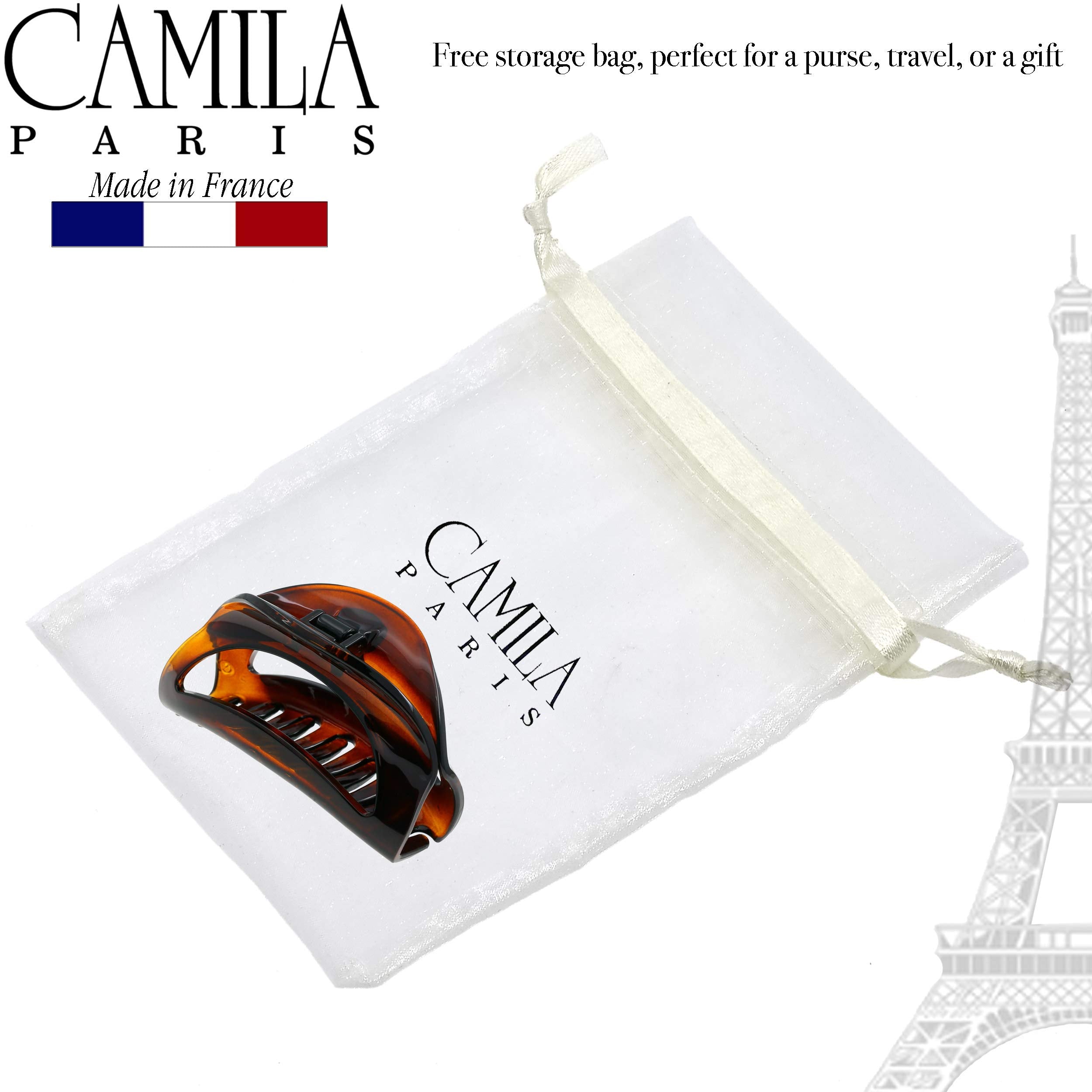 Camila Paris CP1561 French woman Hair Accessories (3 1/2) Hair Claw Clips. Strong and Durable Hair Ornaments. Made in France