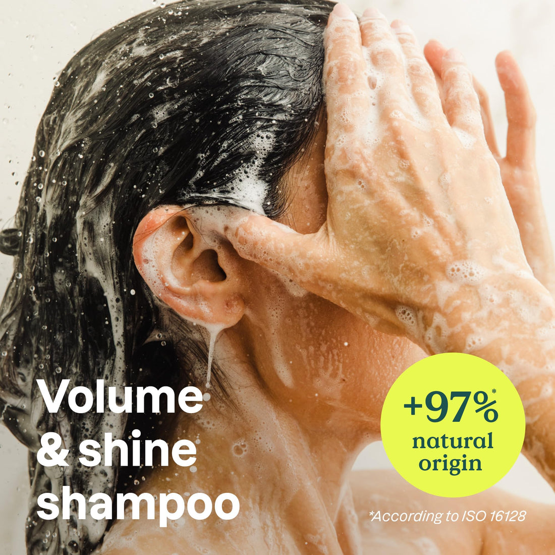 Attitude Natural Shampoo - Volume & Shine, Soy Protein & Cranberries, 16 Fluid Ounce