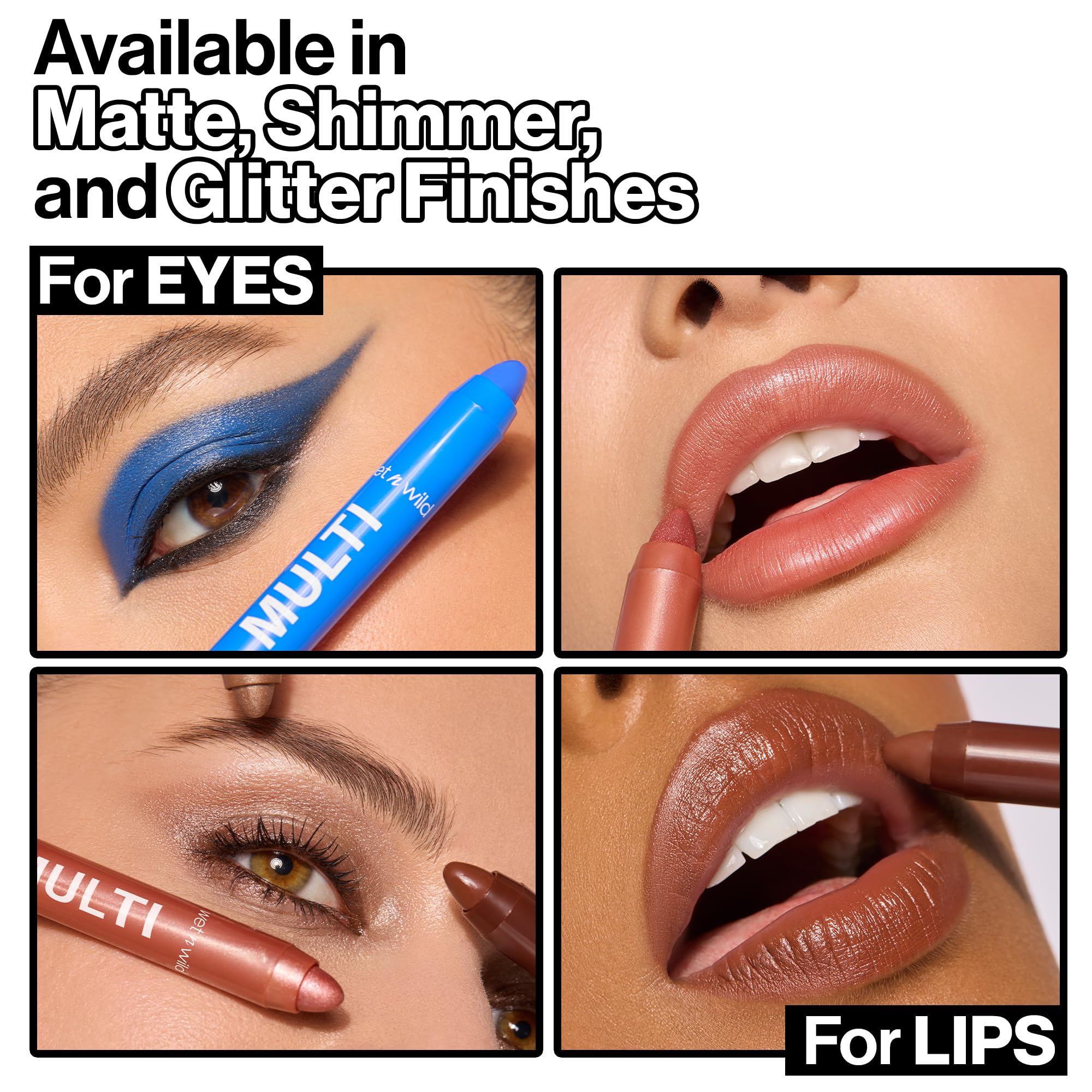 wet n wild Color Icon Cream Eyeliner Eyeshadow Multi-Stick, Moisturizing, Nourishing Velvety Cream-to-Powder Buildable & Blendable Formula, Cruelty-Free & Vegan - Nocturnal Behavior