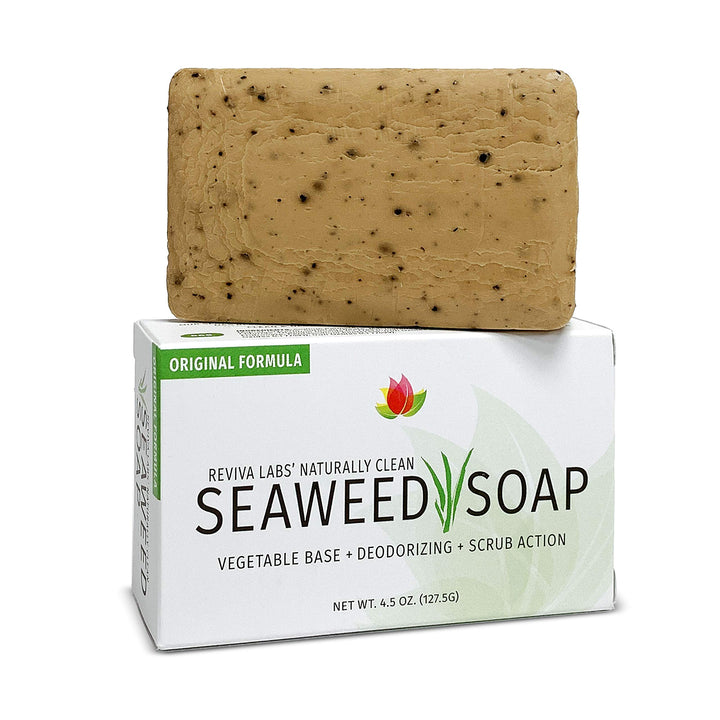 Reviva Original Formula Seaweed Soap 4.5 OZ. (127.5 G), Naturally Clean and Deodorize Your Skin With This Freshly Scented Soap