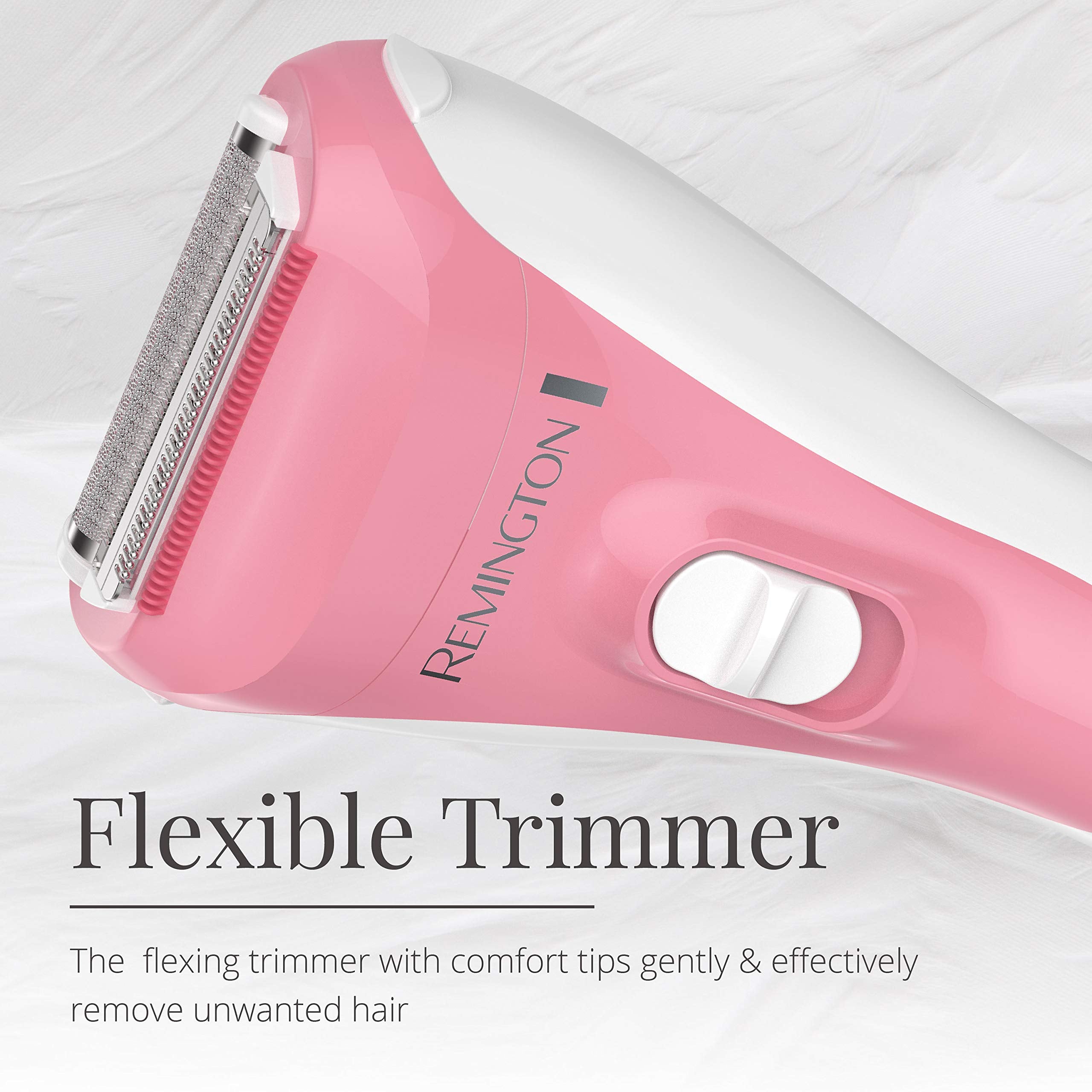Remington WDF4820 Smooth and Silky Hypoallergenic Foil Women's Shaver, Pink