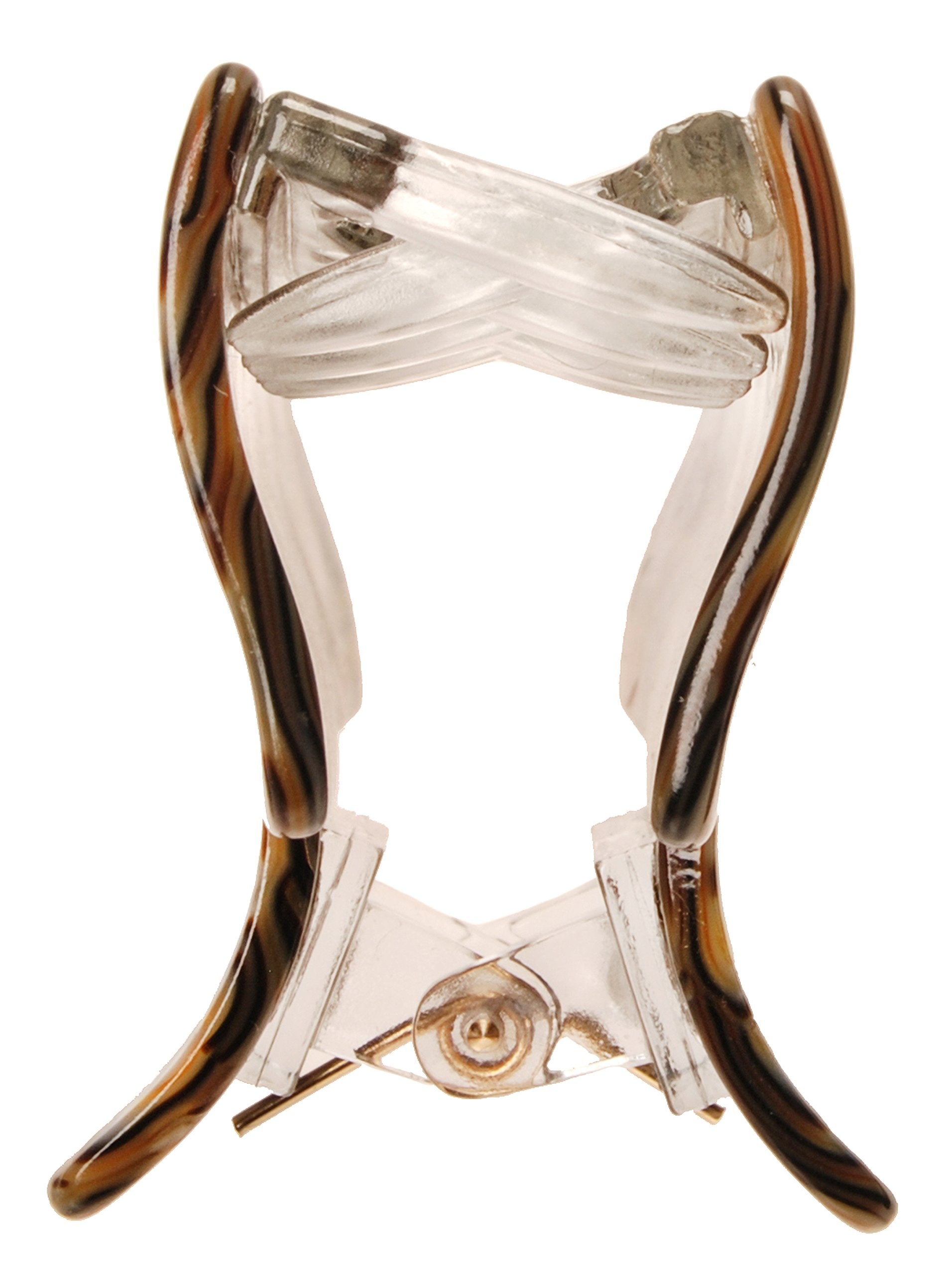 Onyx : France Luxe Large Solid Rectangle Jaw - Onyx