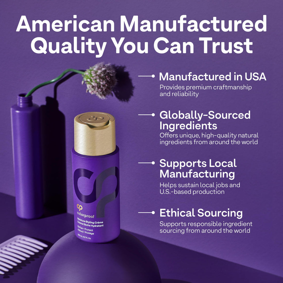 Colorproof Moisture Hair Conditioner 8.5FL. Oz. Nourishing and Moisturizing Conditioner, Mojito Mint Scent