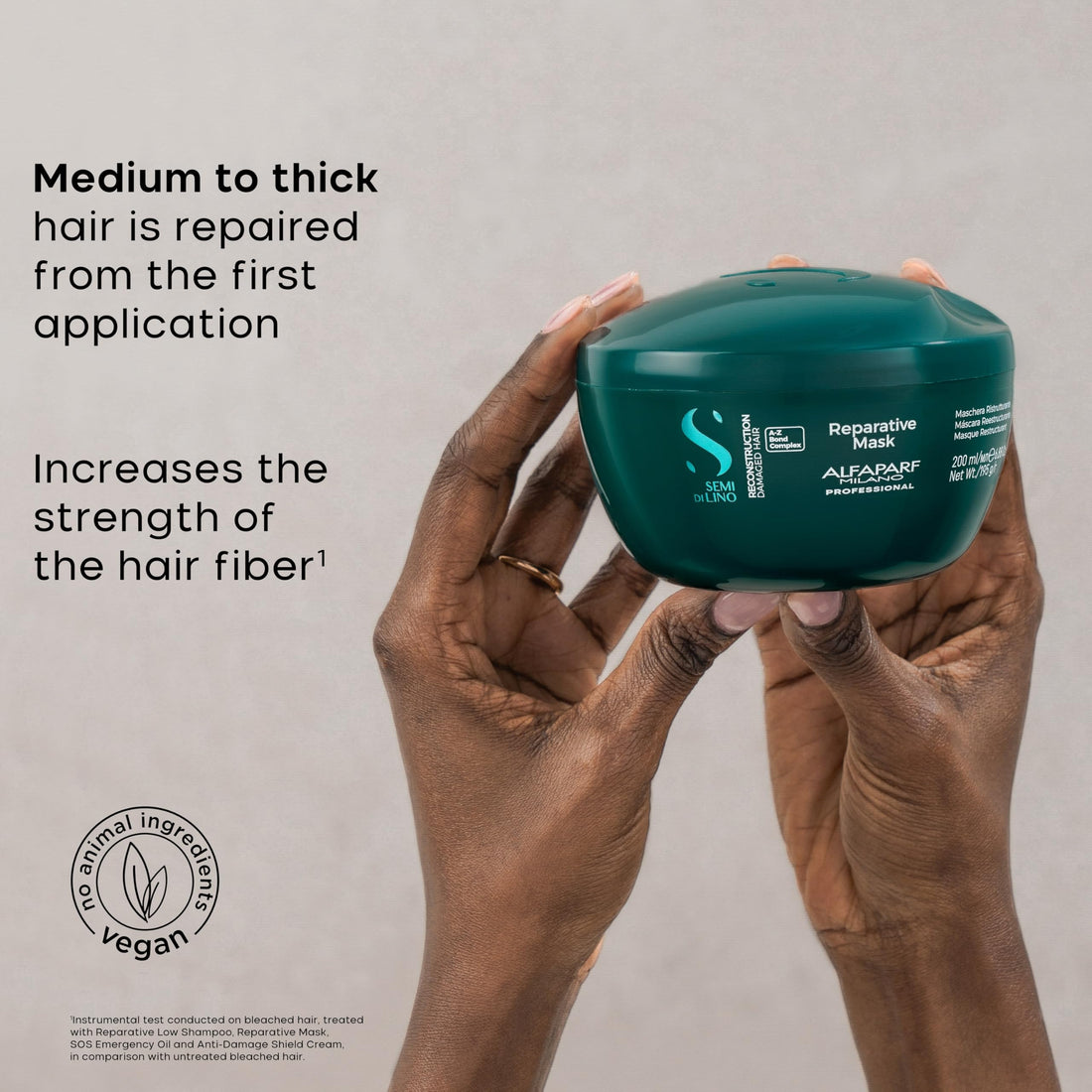 Alfaparf Milano Semi di Lino Reconstruction Reparative Shampoo and Mask Set - Sulfate Free Shampoo and Hair Mask for Damaged Hair - Repairs, Reconstructs, Strengthens - Adds Shine and Softness