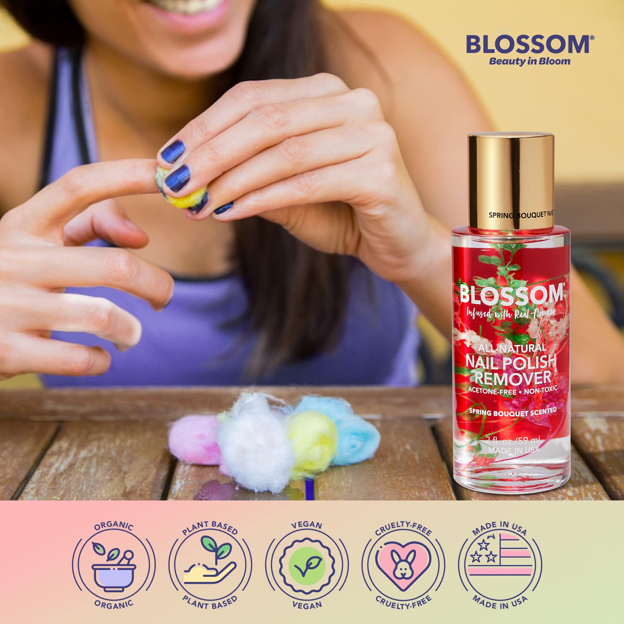 Blossom Scented Nail Polish Remover - Spring Bouquet