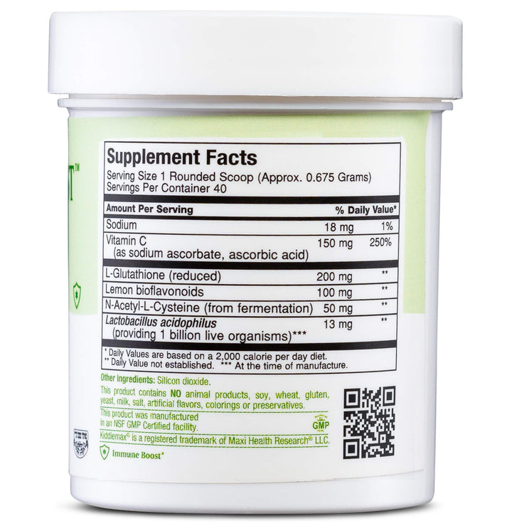 Maxi Health Kiddie Boost - Multivitamins - Children's Immune Support - Powder - Kosher, 0.95 Oz