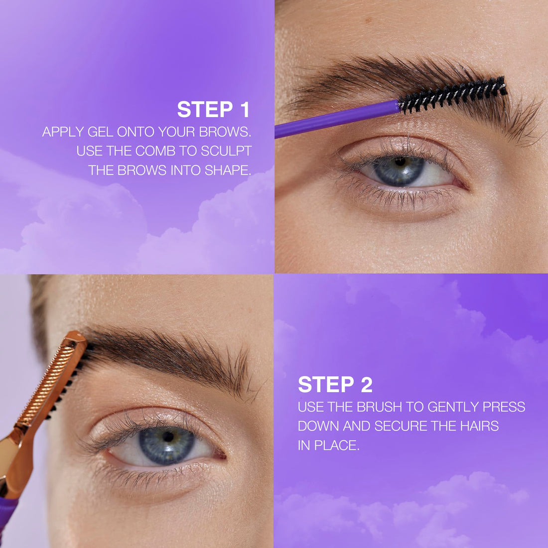 SELESTIA BEAUTY Clear Eyebrow Gel – Long-Lasting Formula for Laminated Look, Clump & Flake Free – Double-Sided Brush for Easy Application, 0.17 fl.oz. – Laminatrix