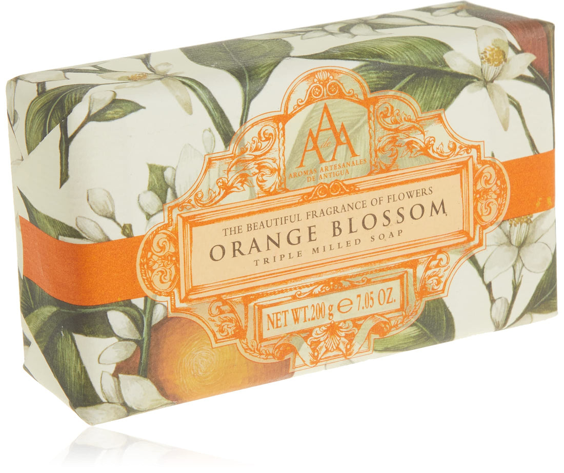 AAA Floral Orange Blossom Triple Milled Soap 200g by Aromas Artisanales de Antigua