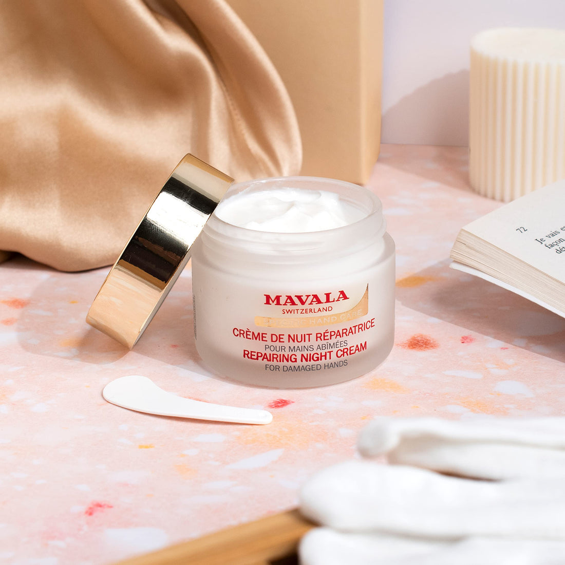Mavala Repairing Night Cream for Hands, 2.4 Ounce