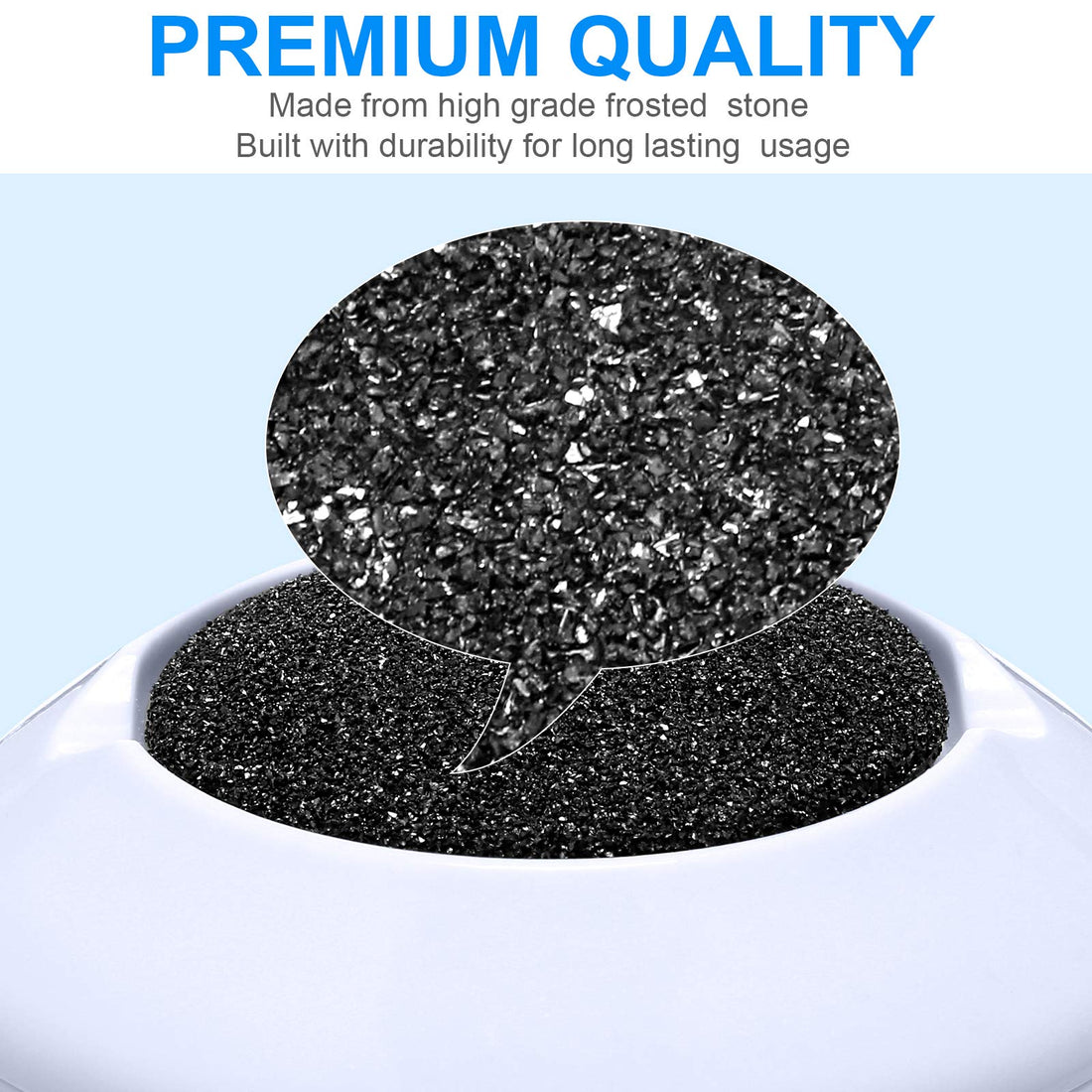 20 Pieces Regular Coarse Replacement for Portable Electric Foot Grinder Foot File Callus Remover Electric Callus Remover Hard Skin Eliminator Grind Head for Cracked Heels Dead Skin