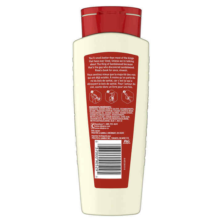 Old Spice Fresher Collection Men's Body Wash, Timber Scent, 16.0 Fluid Ounce