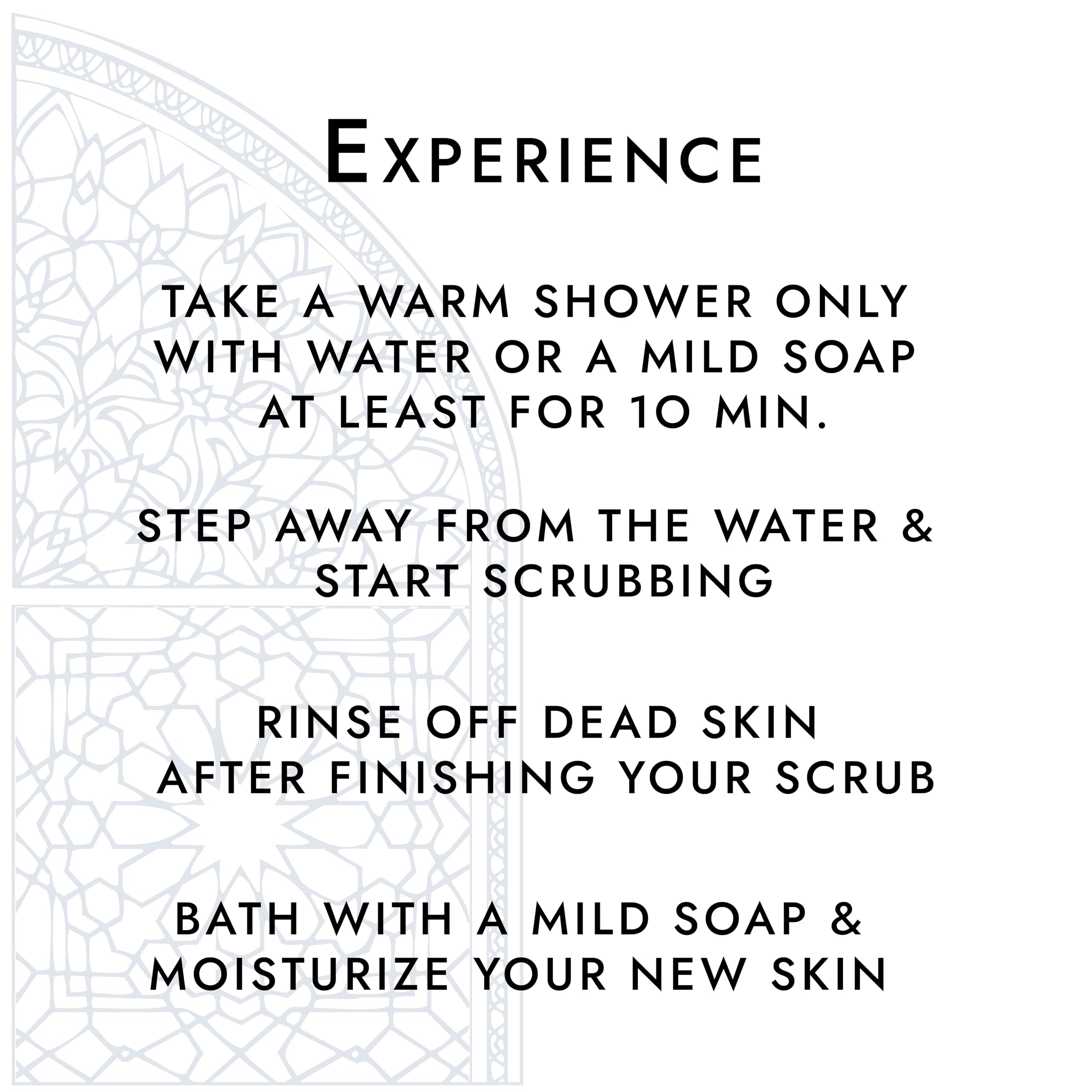 Atlantis People's Moroccan Exfoliating Glove - Body Scrubber & Exfoliating Mitt for Smoother Skin, Exfoliates Dead Skin Cells, Helps Even Skin Tone, Ideal for Fake Tan Removal and Sensitive Skin