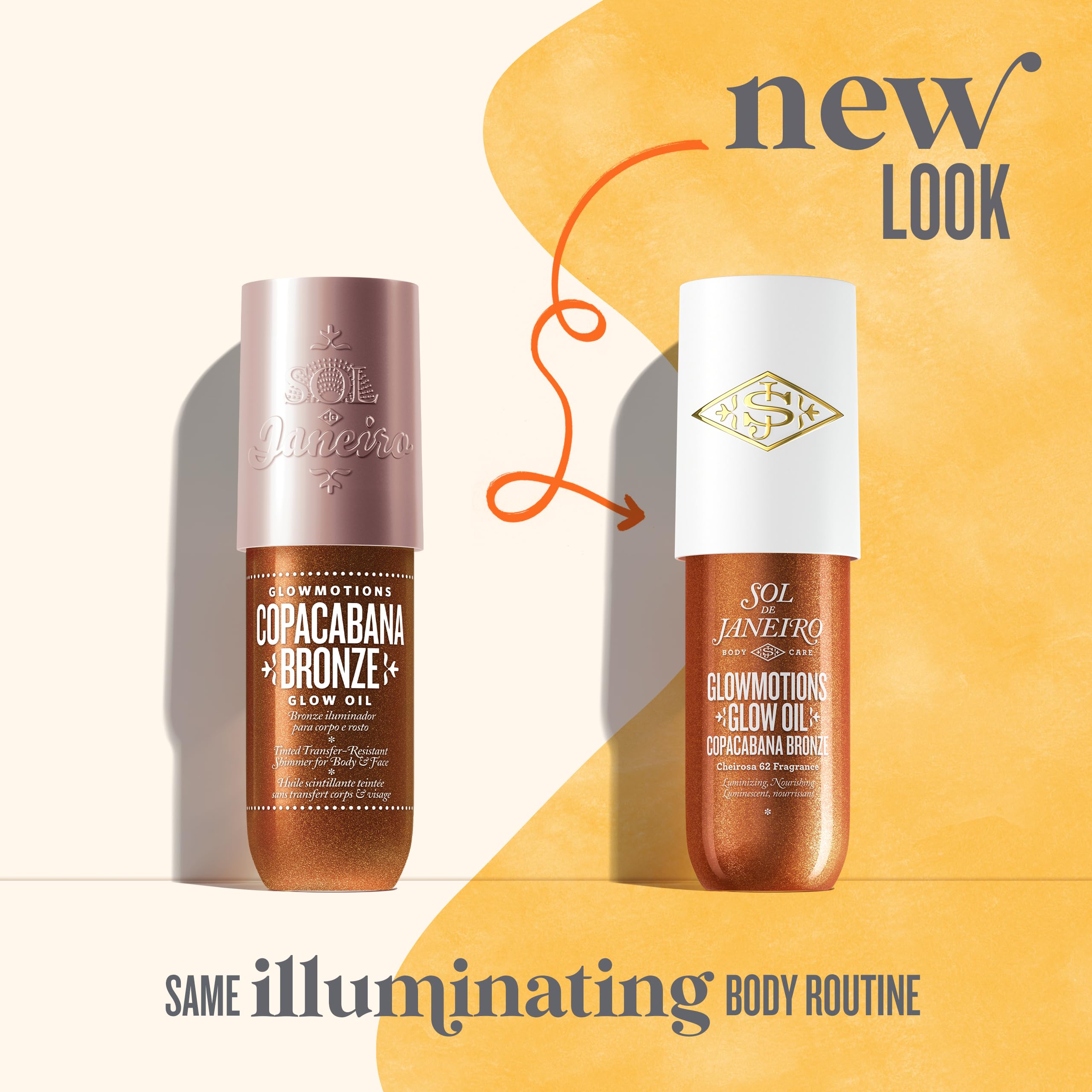 SOL DE JANERIO Glowmotions Glow Body Oil (Copacabana Bronze, 2.5 Fl Oz (Pack of 1))