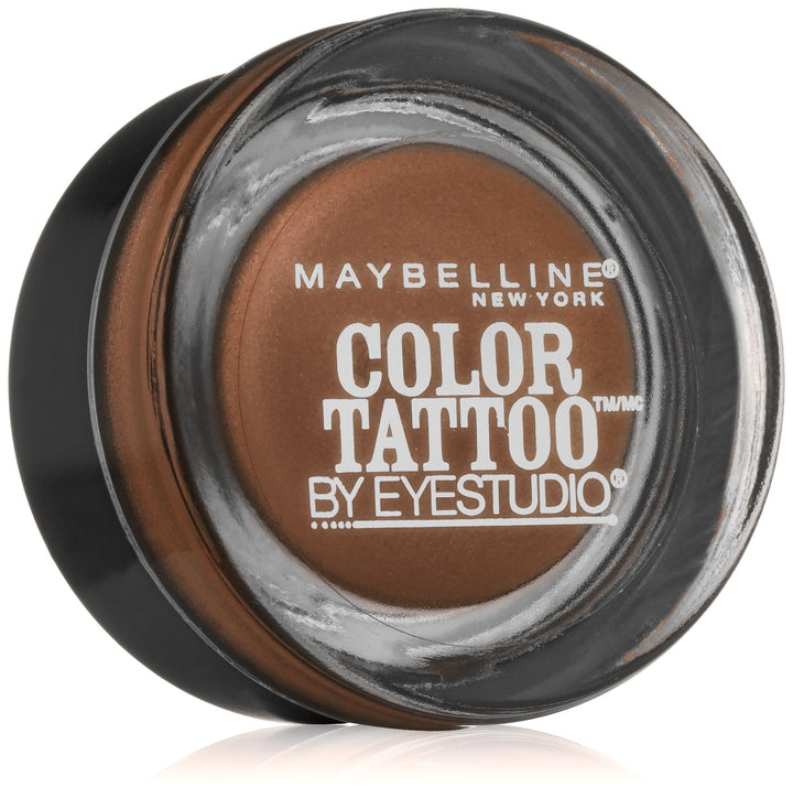 Maybelline Eyestudio ColorTattoo Leather 24HR Cream Eyeshadow, Creamy Beige, 0.14 oz.