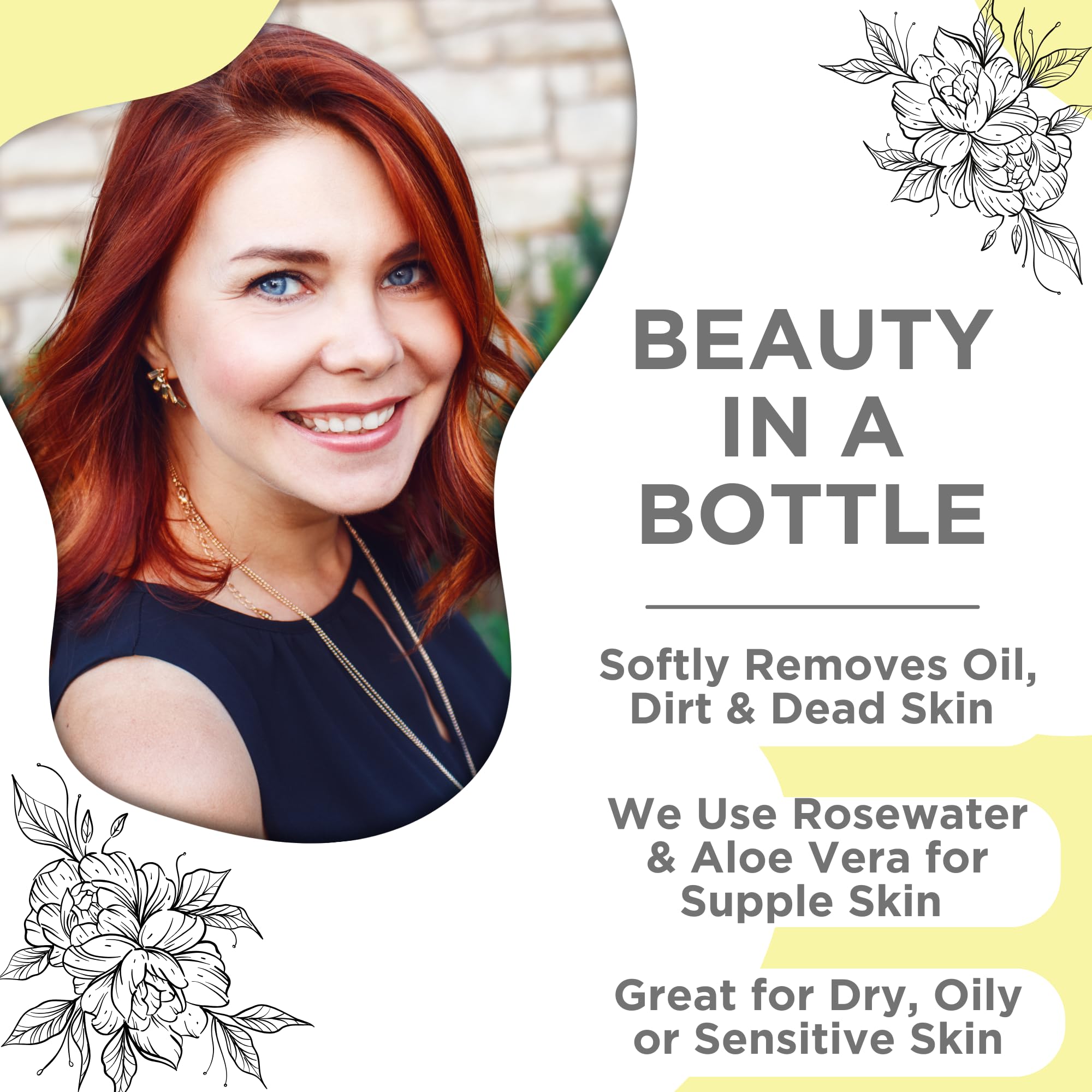 The Best Facial Toner Ever | with Organic Natural Ingredients - Orange Blossom Water & Tea Tree Toner for Face - Anti Aging Aloe Vera, Pore Refining & Hydrating | Skin Nation by Michelle Stafford