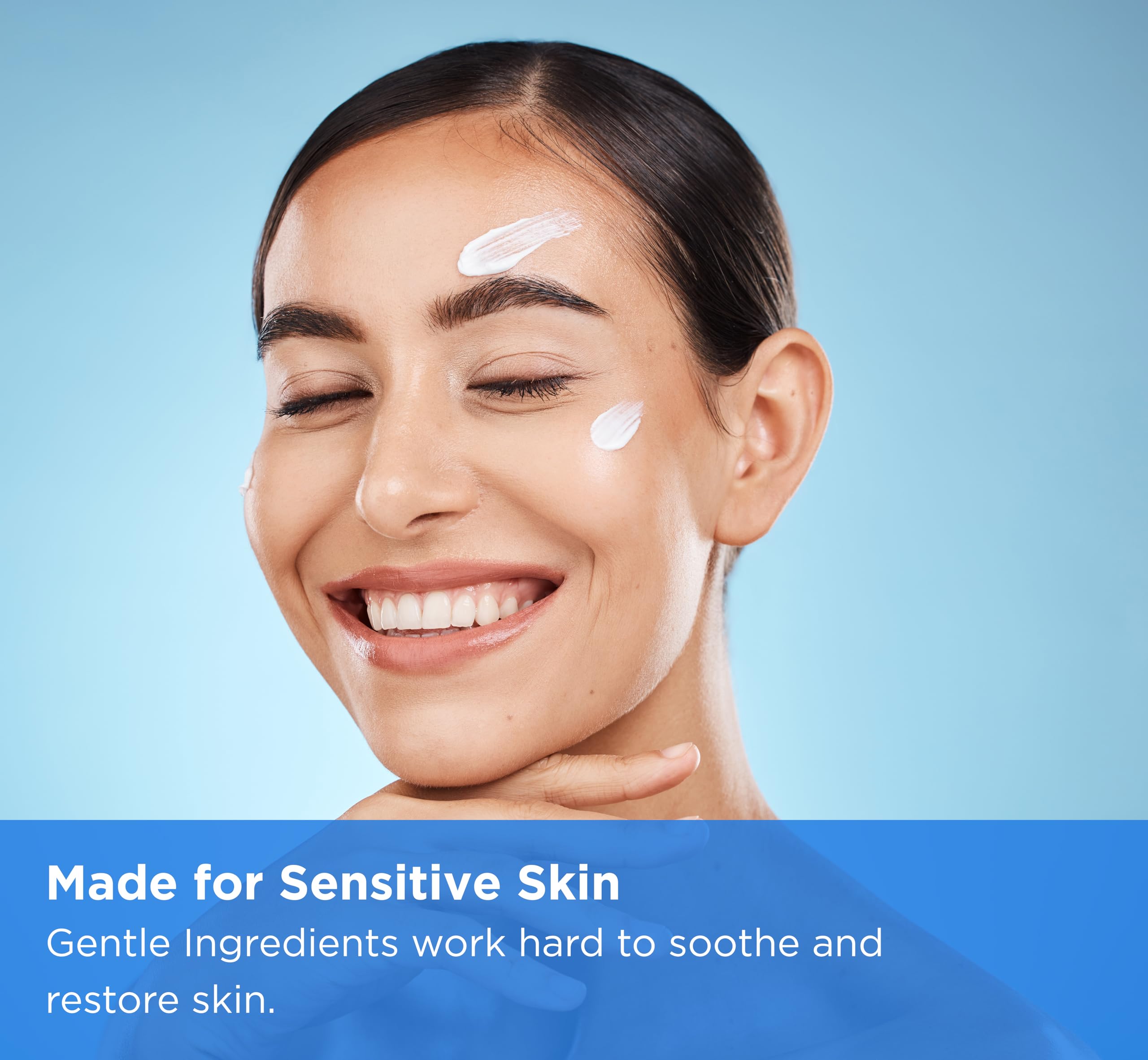 Seborrheic Dermatitis Face Cream - Skin Rejuvenation and Barrier Repair with MCT Oil, Squalane - Moisturizing Face, Scalp and Body Cream for Sensitive Skin Seb Derm - No Steroids for Lasting Results