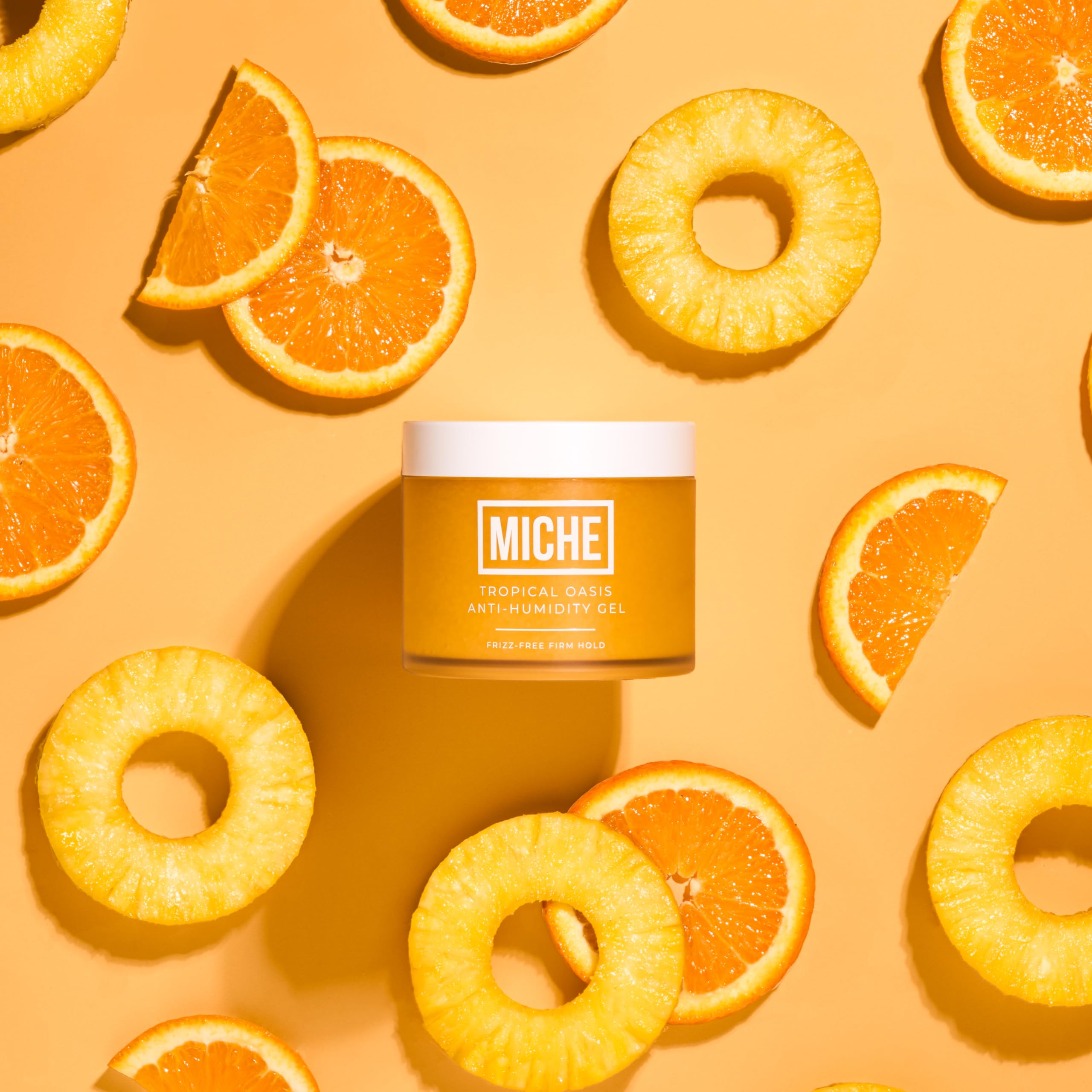 MICHE Tropical Oasis Anti-Humidity Frizz-Free Strong Hold Hair Gel 8.8 oz | For All Curl Types - Curly and Coily