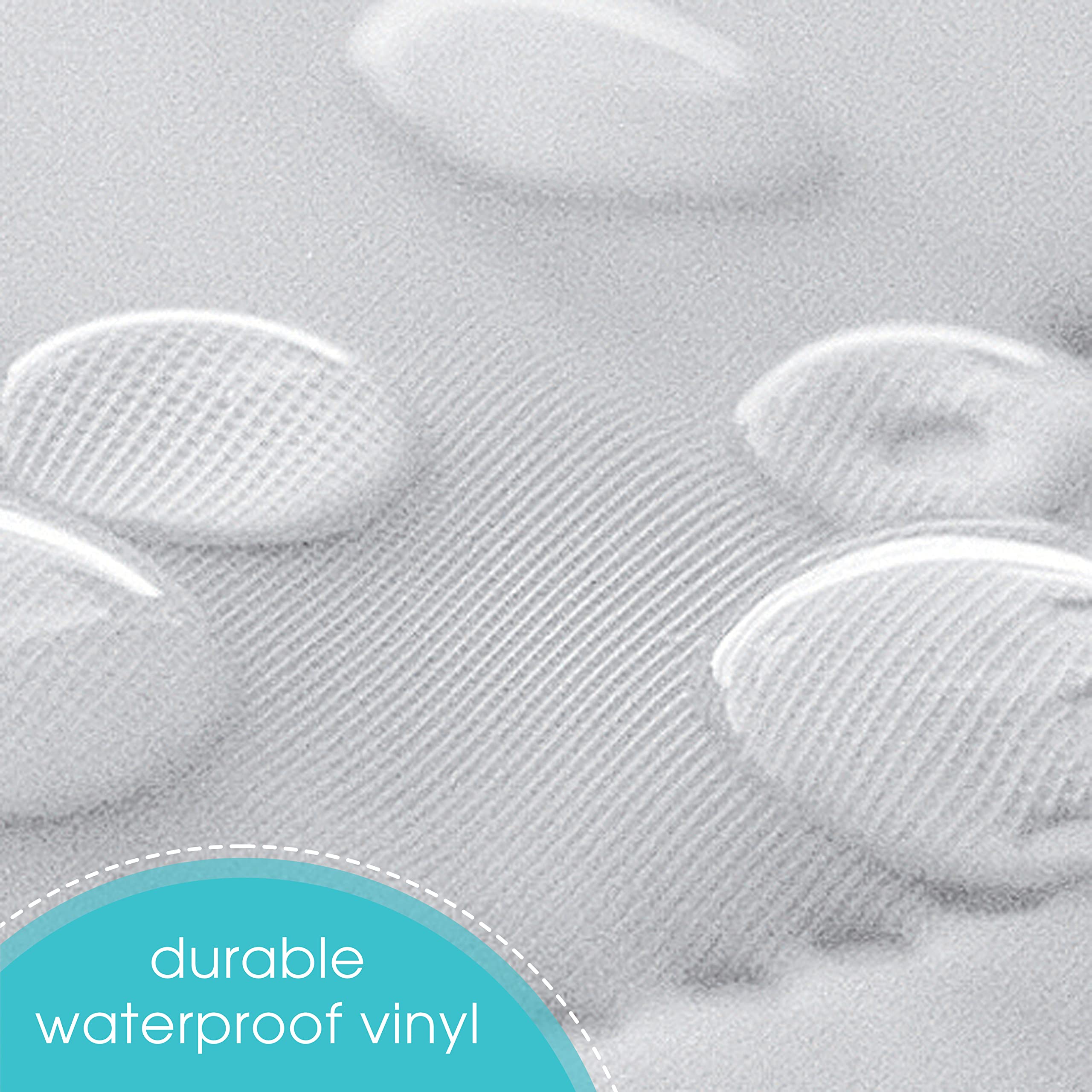 Summer Infant Contoured Changing Pad – Includes Waterproof Changing Liner and Safety Fastening Strap with Quick-Release Buckle