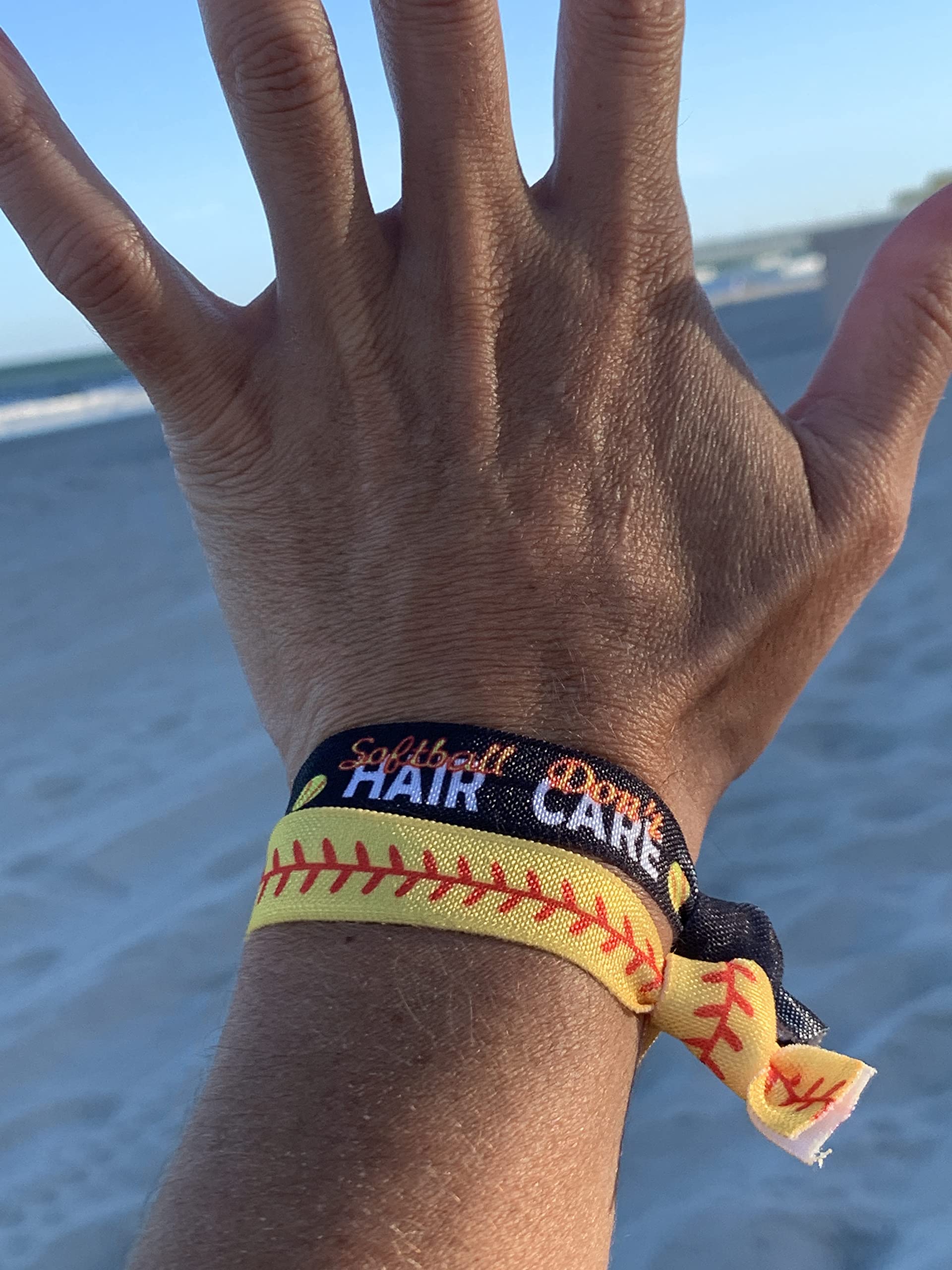 Infinity Collection Infinity Collection Softball Hair Accessories, Girls Softball Hair Ties, Perfect Softball Player and Softball Teams