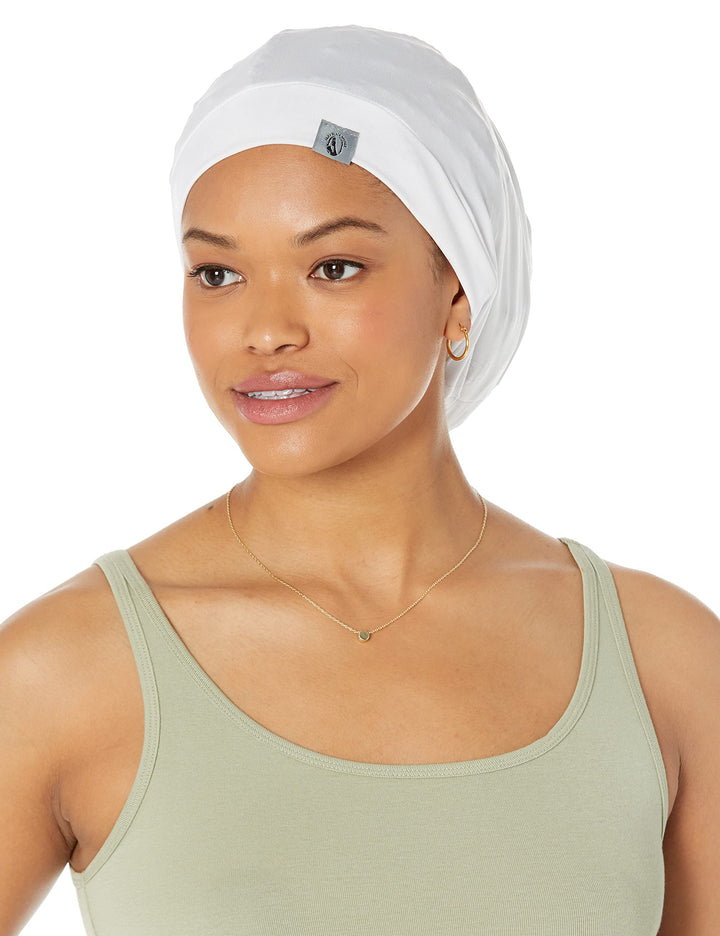 Hair Cap for Locs, Natural Hair, Braids, Protective Styles - White