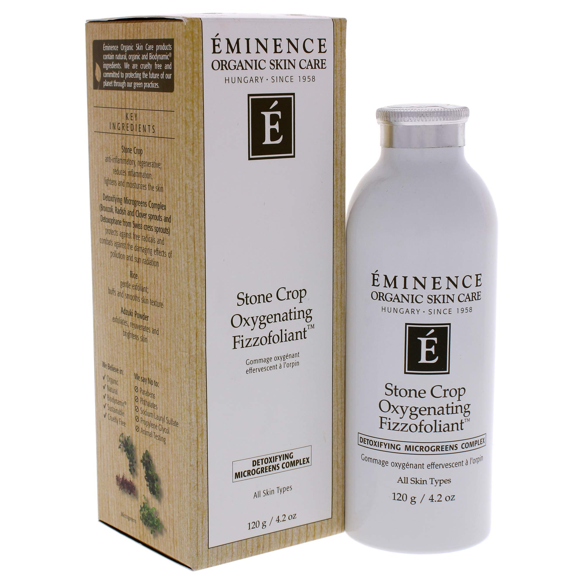 Eminence Organic Skincare Stone Crop Oxygenating Fizzofoliant, 4.2 Ounce